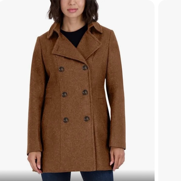 - j.jong garment brown wool coat - Picture 2 of 13